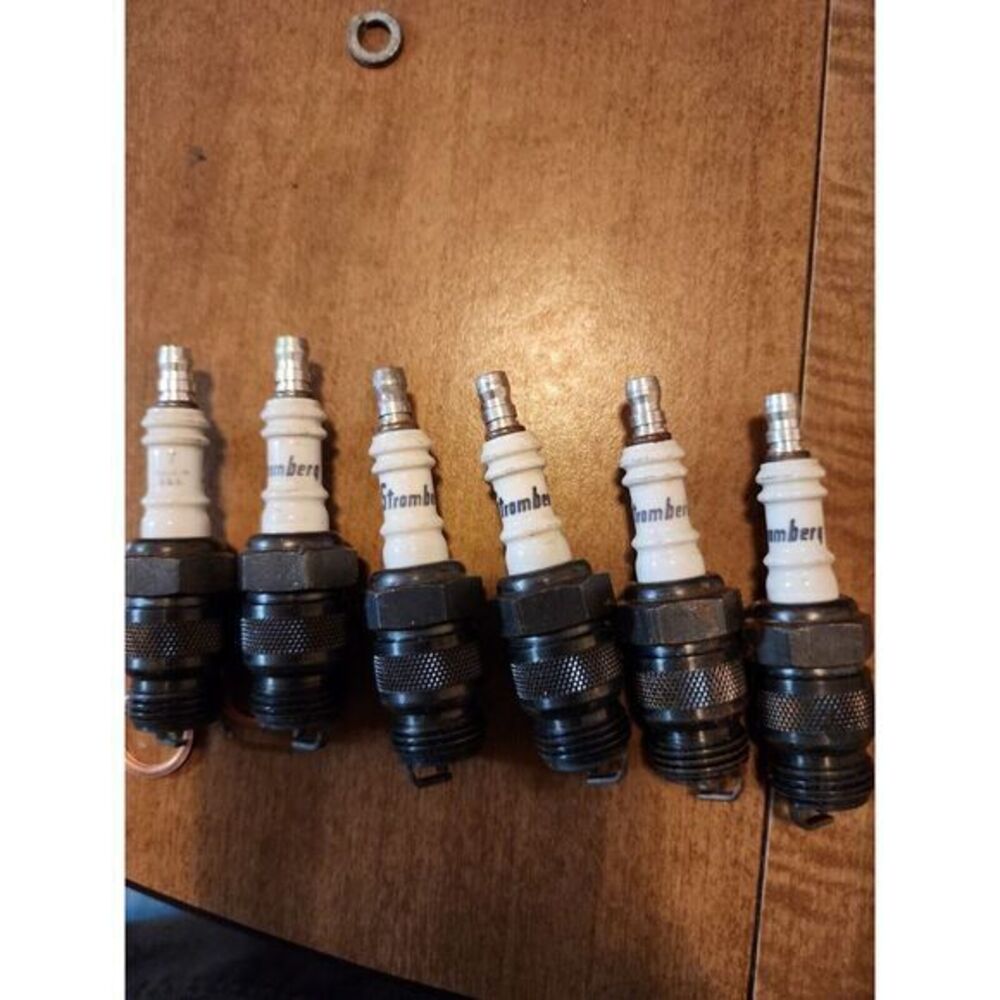 6 Vintage NOS Stromberg 7 Spark Plug *